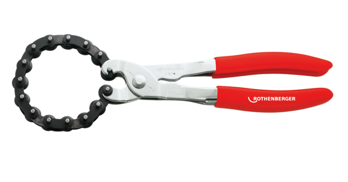 Tagliatubi A Catena Per Scarichi Auto | Sistema Grip In Lega Metallica Per Tubi Di Scarico, Lunghezza 25 Cm