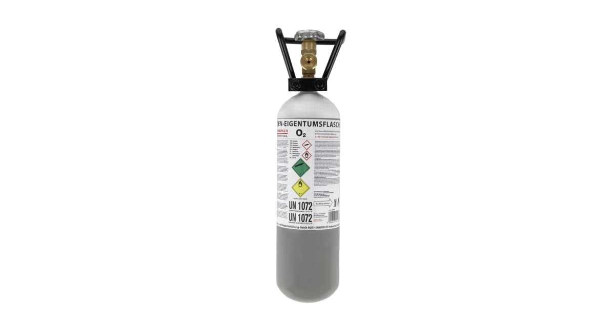 Oxygen (O2) reusable bottle | Technical oxygen | Rothenberger Industrial