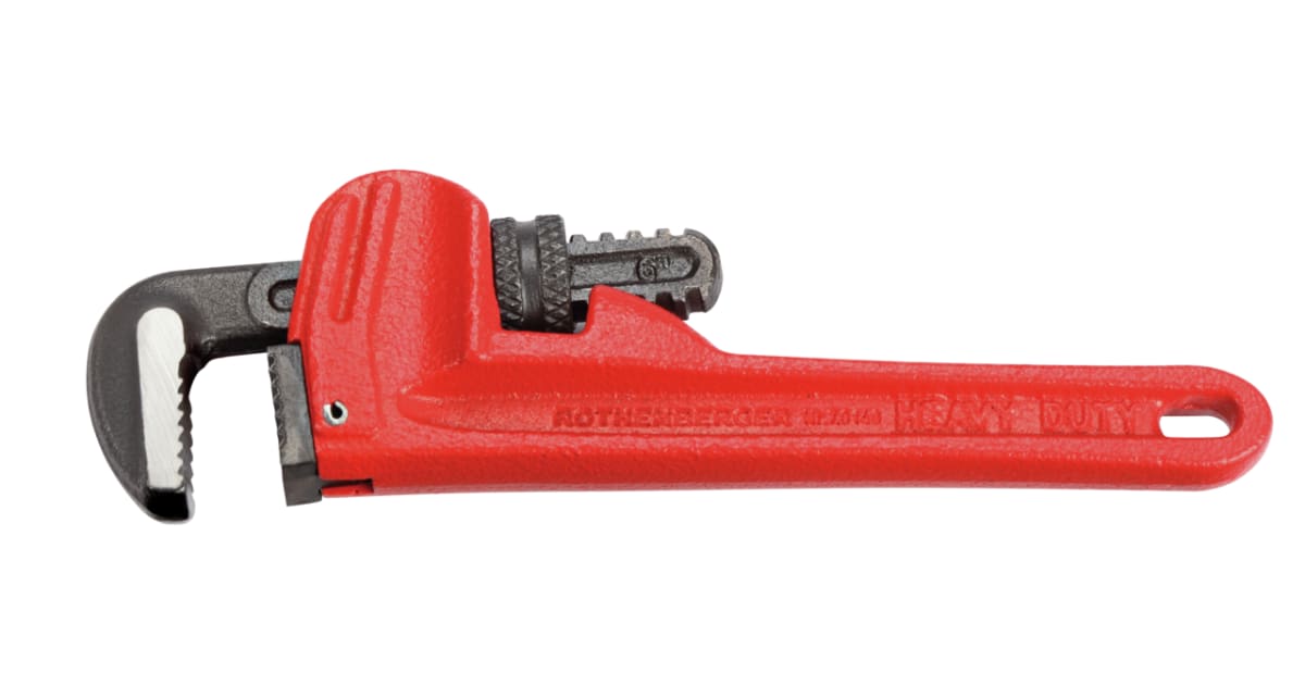 Pro-Lift Einhand Rohrzange 8 Zoll - Sanitär Schraubenschlüssel Blau