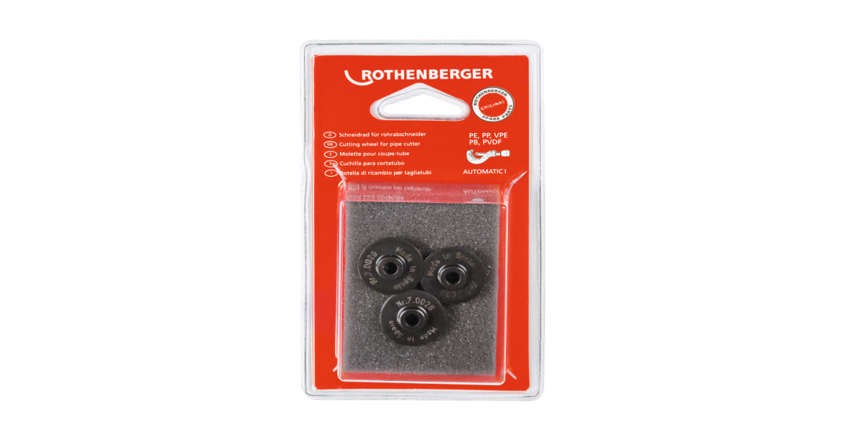Stier Ersatz-Schneidrad-Sortiment 19 mm für Ratschen-Rohrabschneider (3er Set Stier Ersatz-Schneidrad-Sortiment 19 mm für Ratschen-Rohrabschneider (3er Set