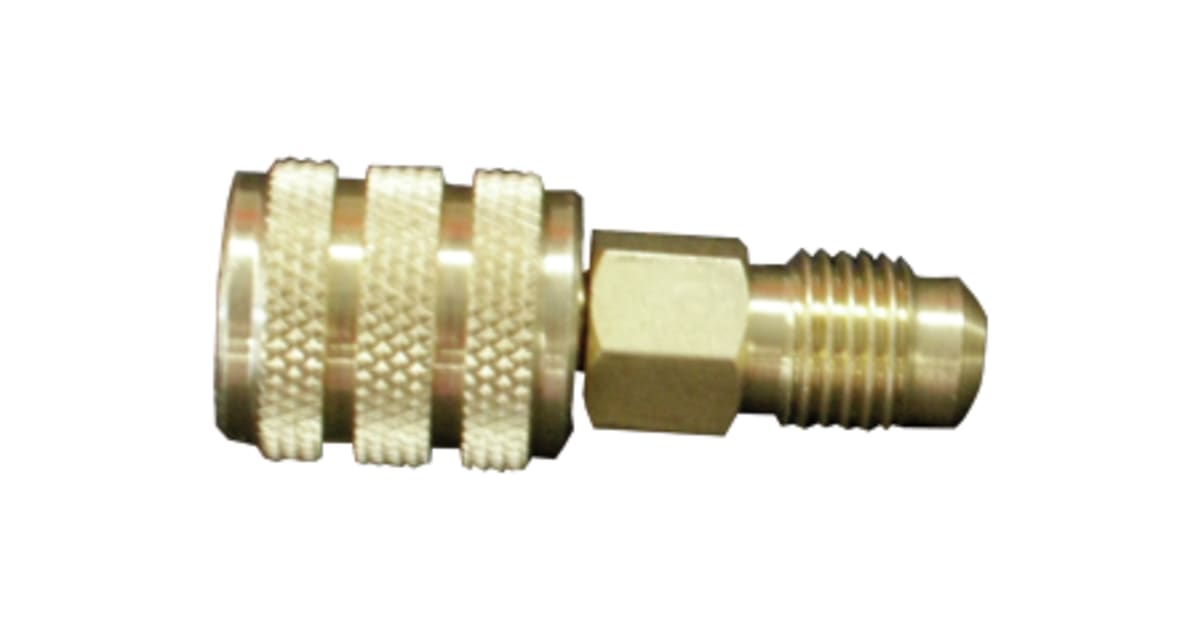 Niceminiwall Stickstoffregler-Adapter, Massives Messing, 1/4 SAE