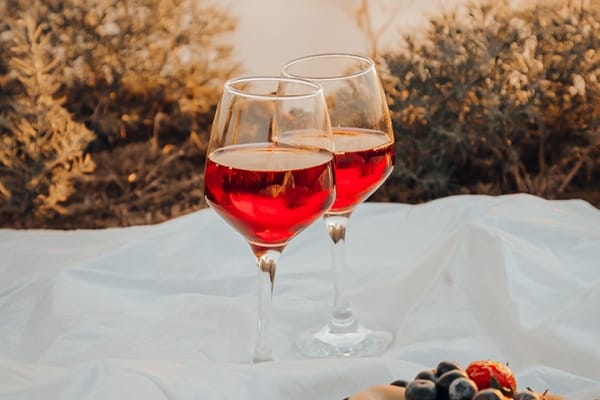 Lieblicher Roséwein