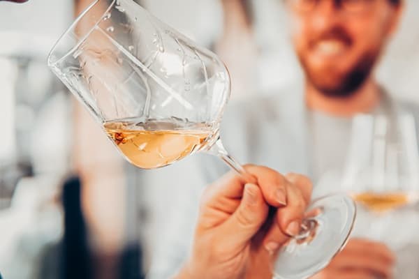 Lieblicher Weißwein
