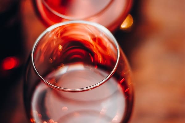 Lieblicher Rotwein