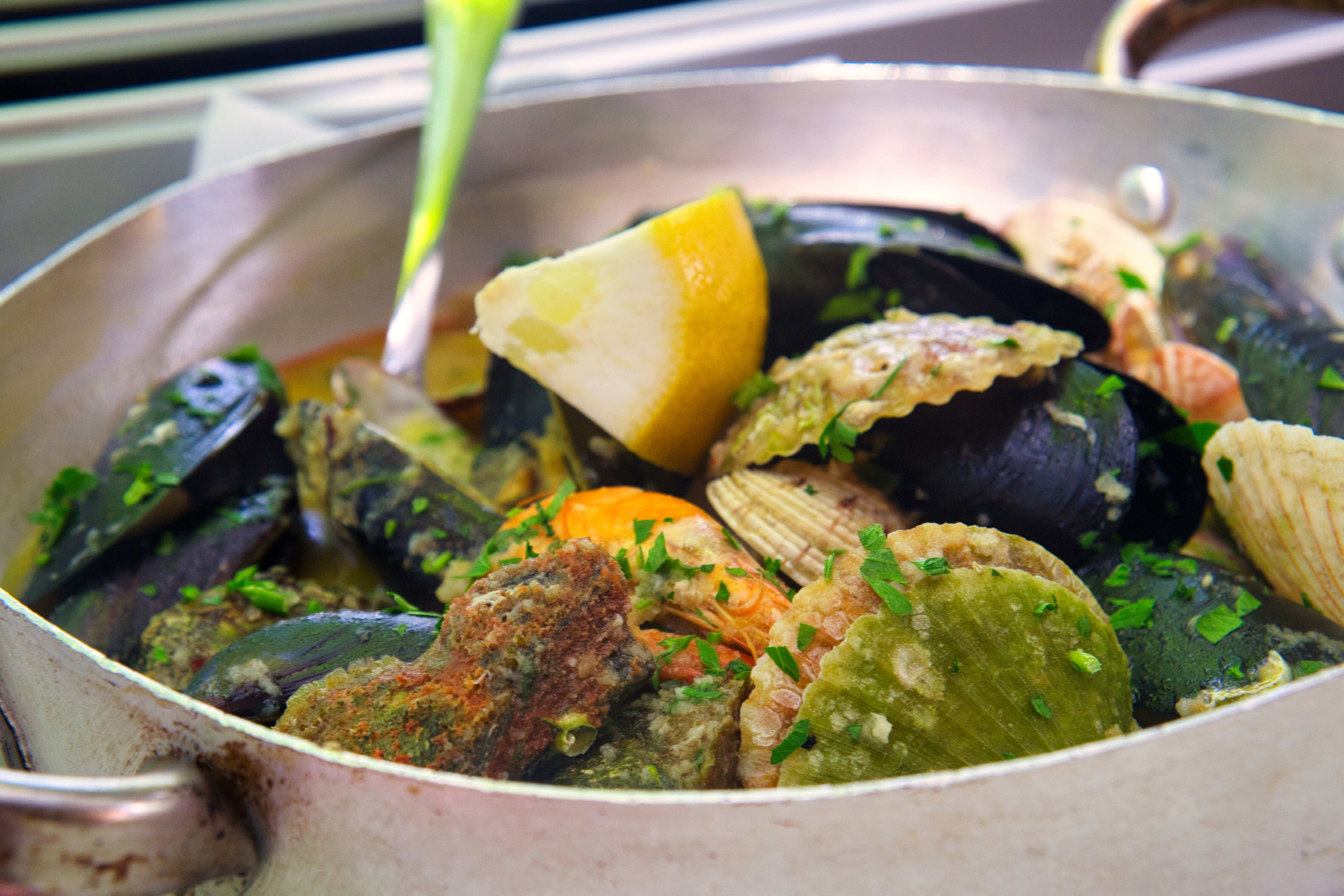 Meeresfrüchte mit Gremolata