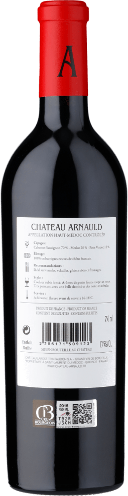 Chateau Arnauld Haut Medoc 2015