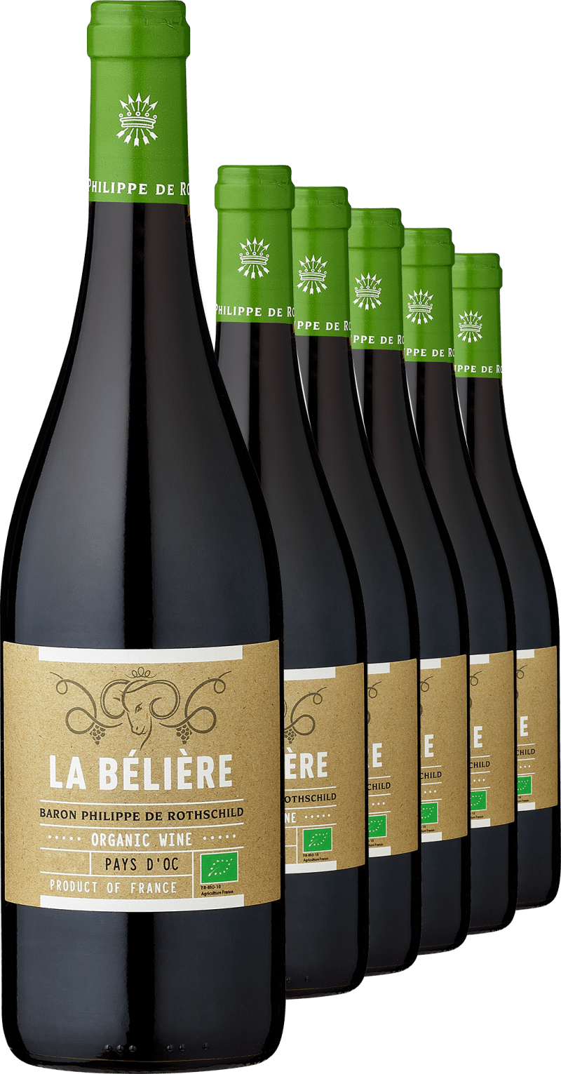 2022 Baron Philippe de Rothschild La Bélière Rouge – Bio im 6er-Vorratspaket (4,5 l)