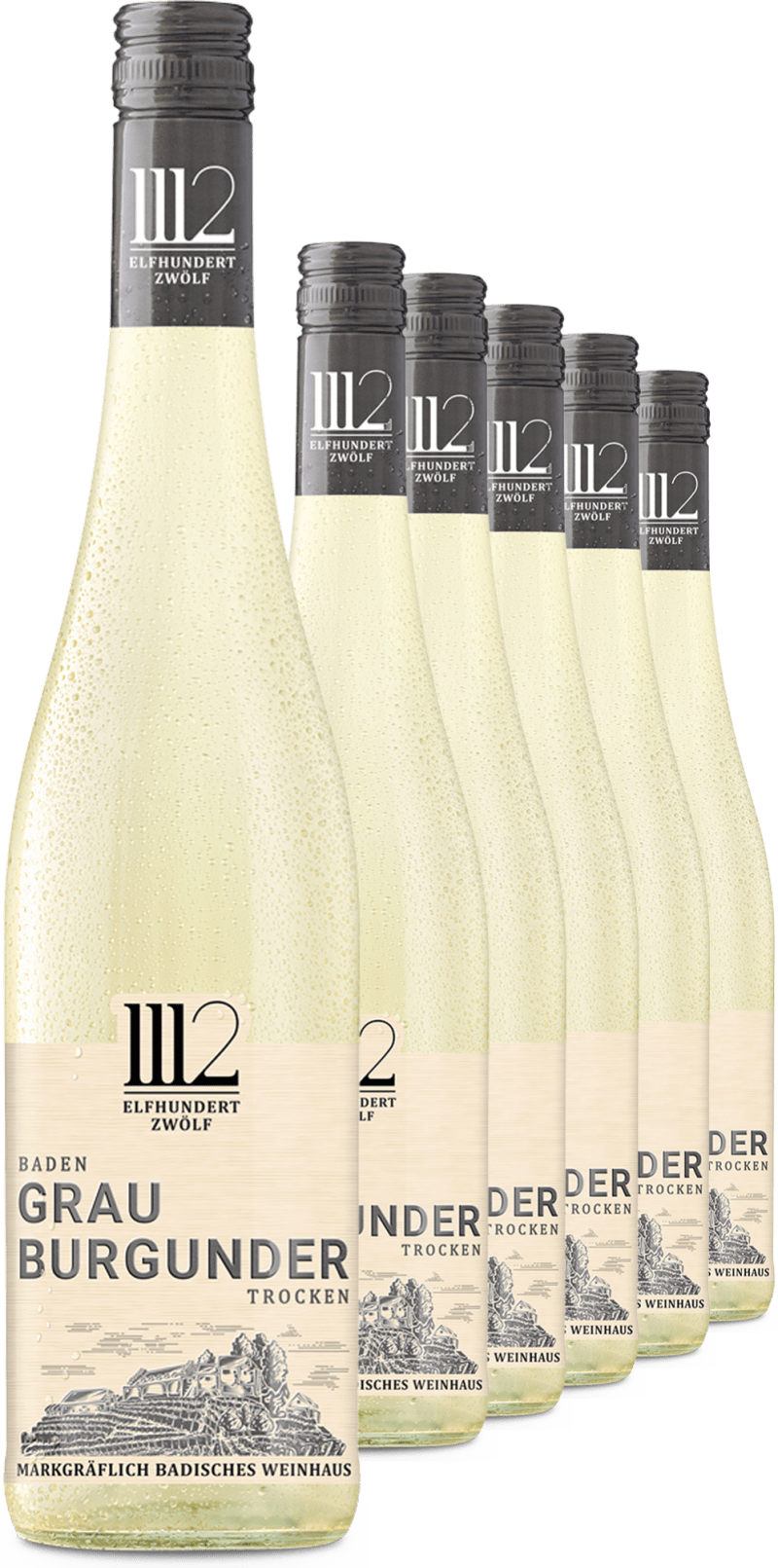 2025 Markgräflich Badisches Weinhaus »Elfhundertzwölf« Grauburgunder im 6er-Vorratspaket (4,5 l)