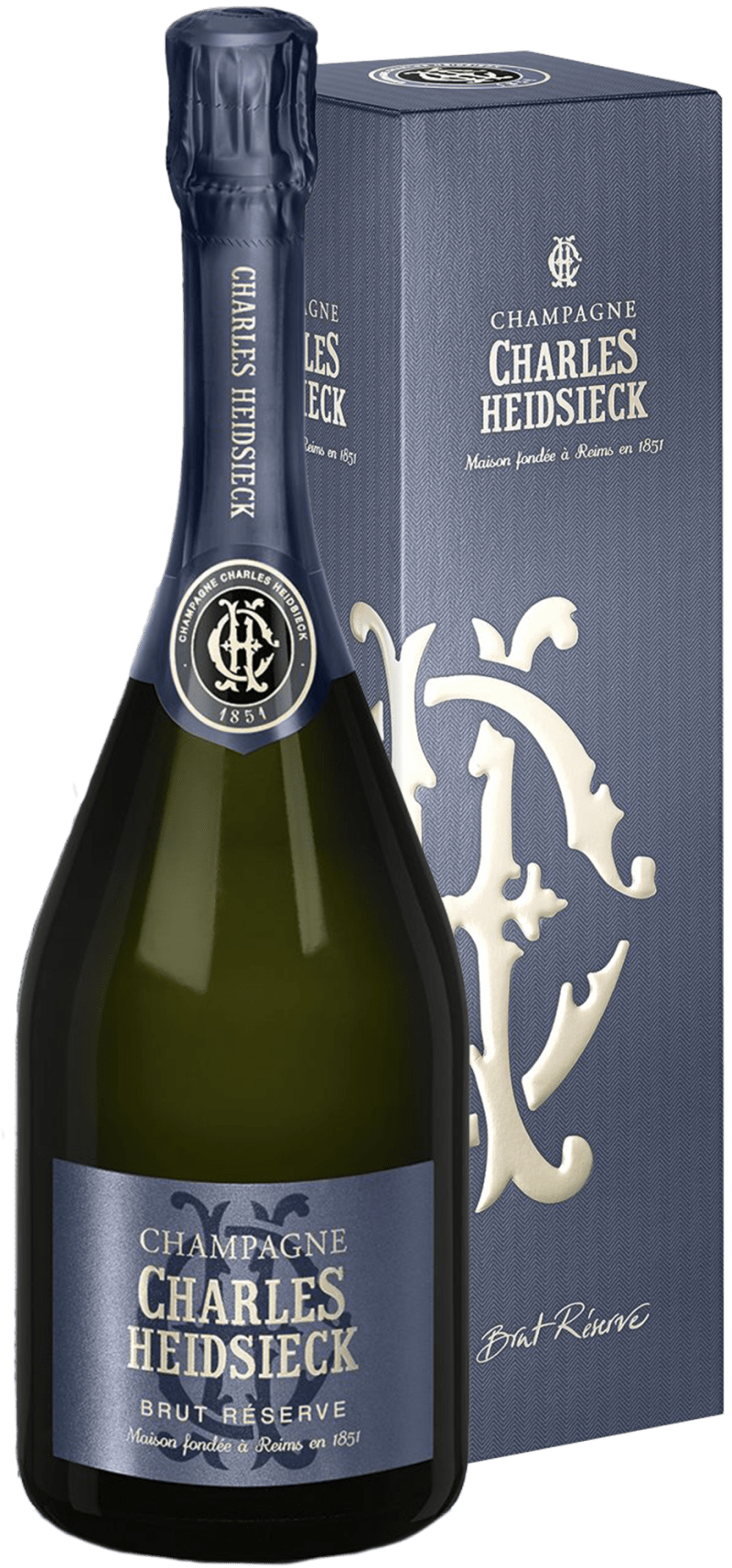 Charles-Heidsieck Champagner Brut Réserve in Geschenkverpackung