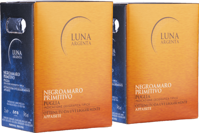 2025 Luna Argenta Negroamaro Primitivo Appassite - Bag-in-Box 2er-Bundle (10 l)
