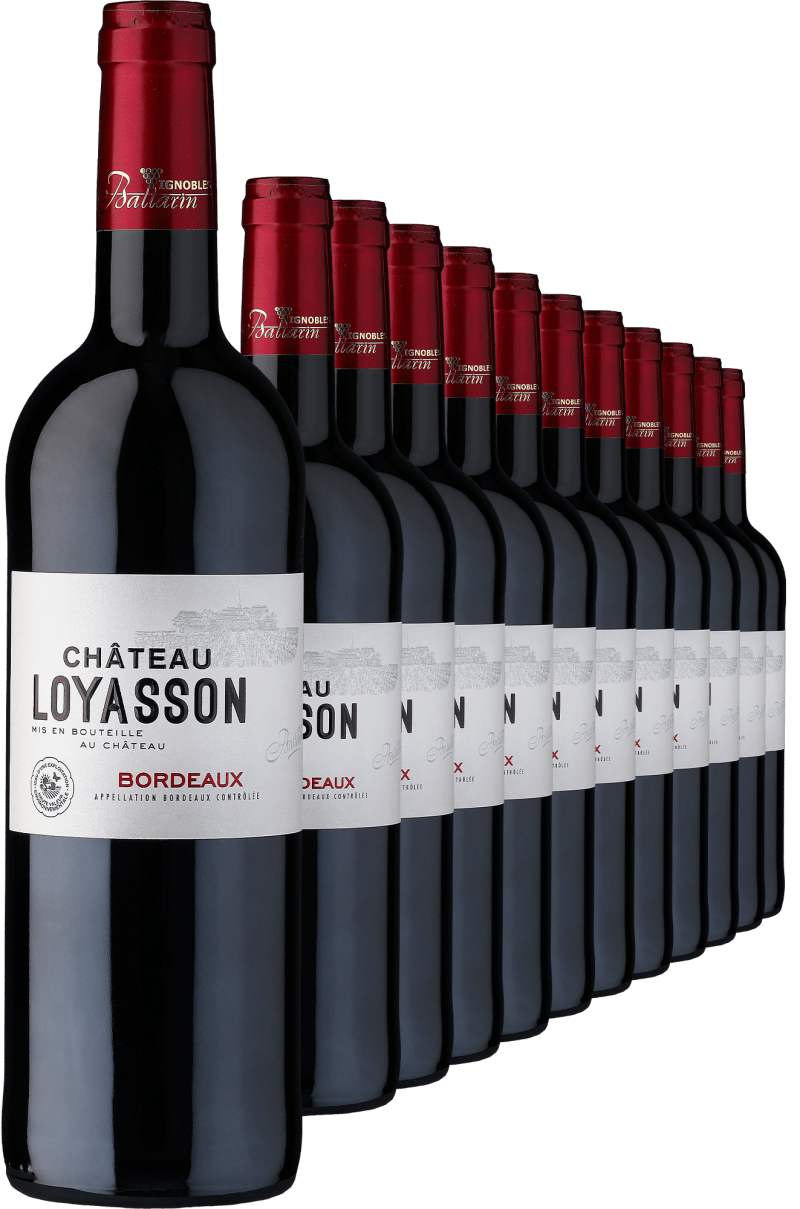 2022 Château Loyasson Rouge im 12er-Vorratspaket (9 l)