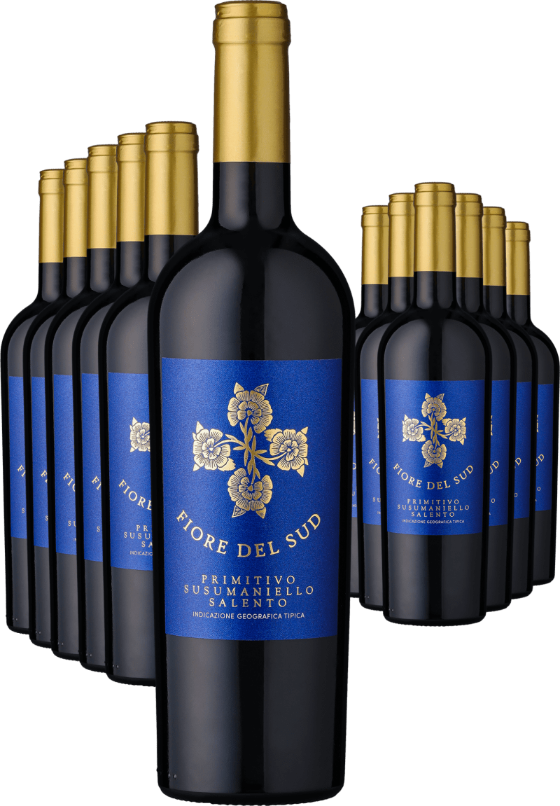6+6-PAKET Fiore del Sud Primitivo Susumaniello 2024 (12 × 0,75 l)