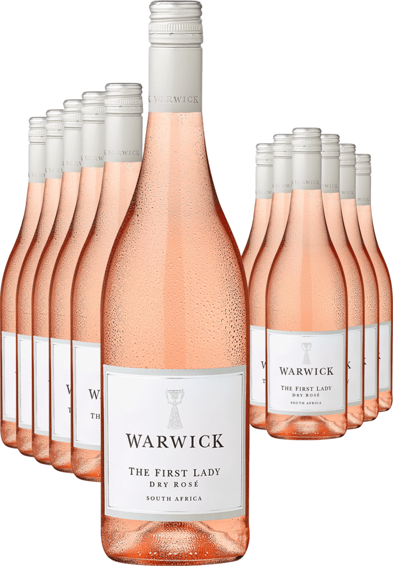 6+6-PAKET Warwick Estate »The First Lady« Dry Rosé 2026 (12 × 0,75 l)