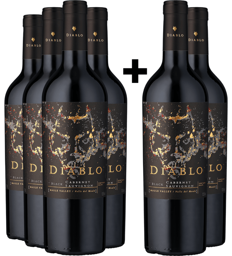 4+2-PAKET Concha y Toro »Diablo« Black 2023 (6 × 0,75 l)