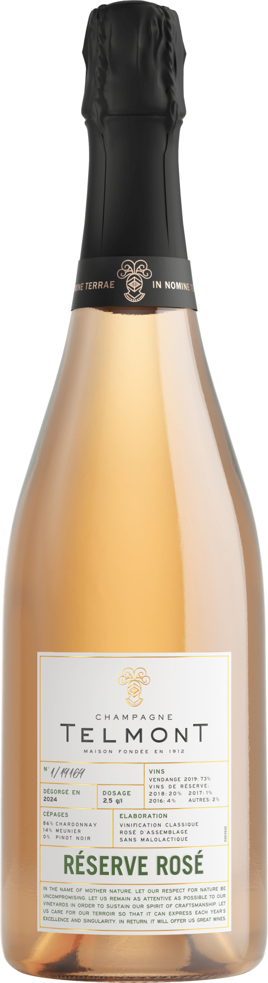 Telmont Champagner Extra Brut Rosé Réserve