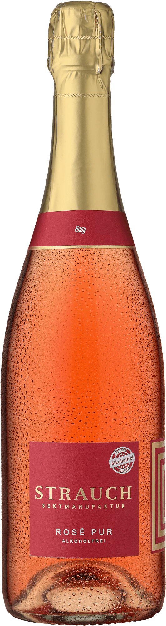 Strauch »Pur« Sparkling Rosé Alkoholfrei – Bio