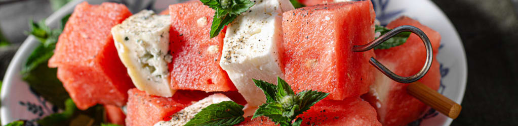 Wassermelonen-Feta-Spieße