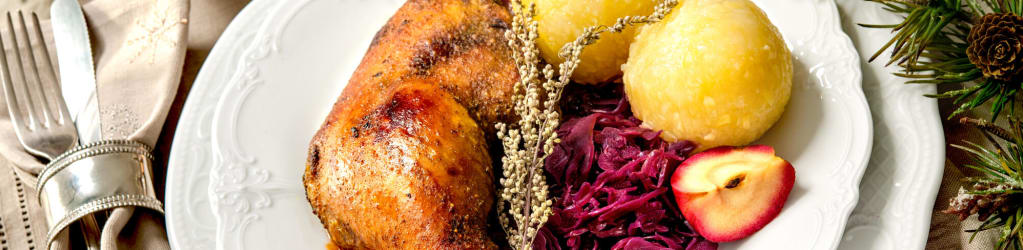 Klassischer Gänsebraten