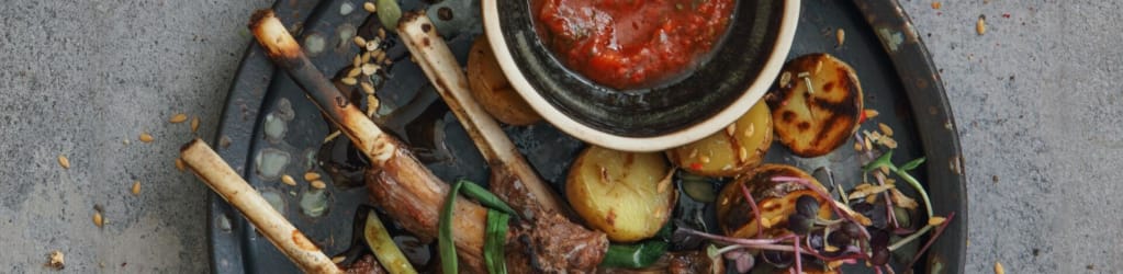 Orientalisch geschmortes Lamm