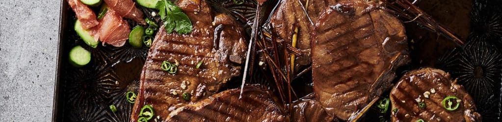 Marinierte Schweinekoteletts