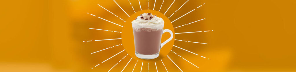 Heiße Schokolade mit Schuss