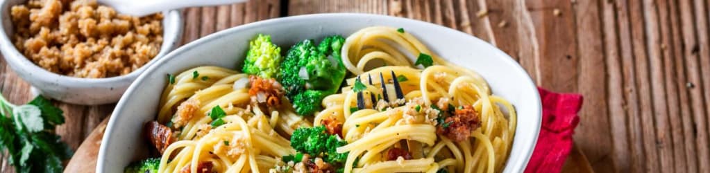 Spaghetti mit Brokkoli-Carbonara