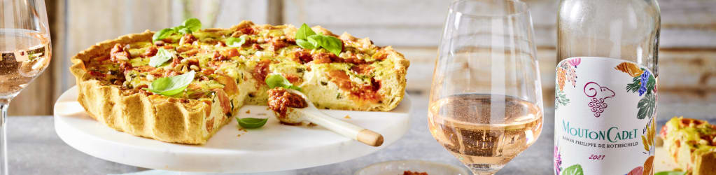 Französische Tomatentarte