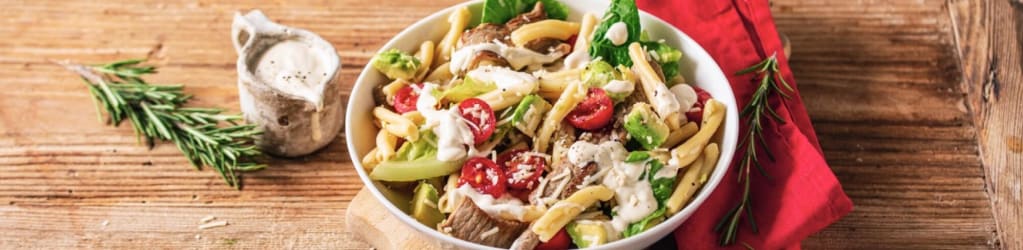 Romana-Pasta mit Kalbsschnitzel