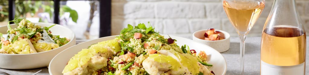 Saftige Hähnchenbrust mit sommerlichem Hirsesalat