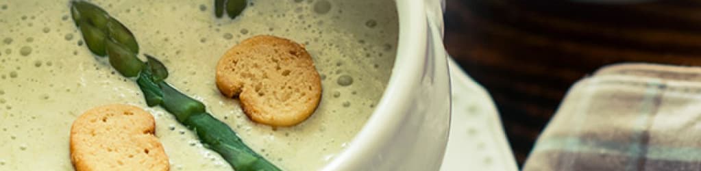 Grüne Spargelsuppe
