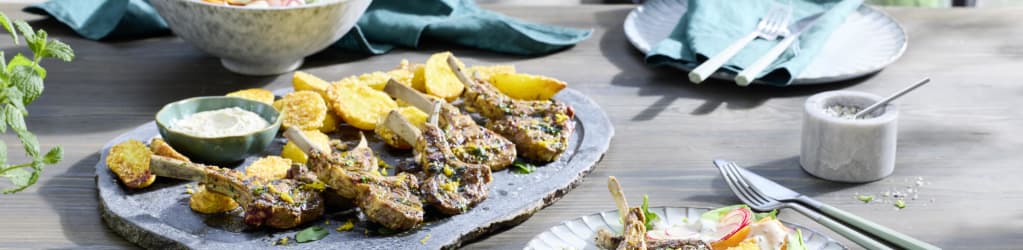 Gegrillte Lammkoteletts