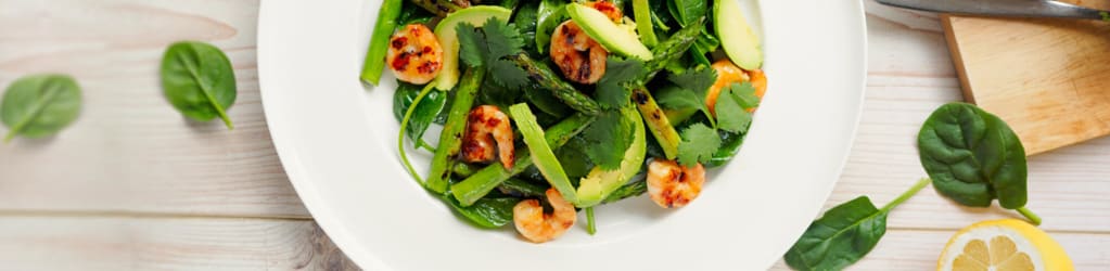 Grüner Spargelsalat