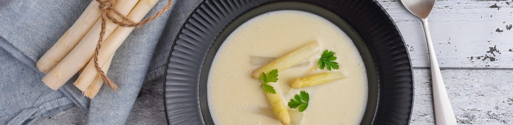 Spargelcreme-Suppe