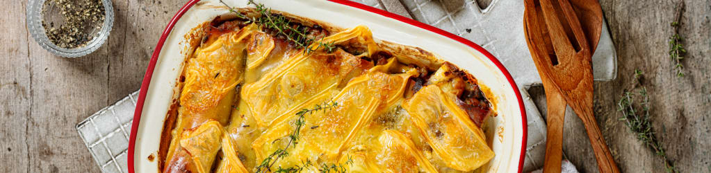 Cannelloni mit Hackfleischpilz-Füllung