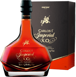 Carlos I Imperial X.O. Brandy de Jerez Solera Gran Reserva in Geschenkverpackung