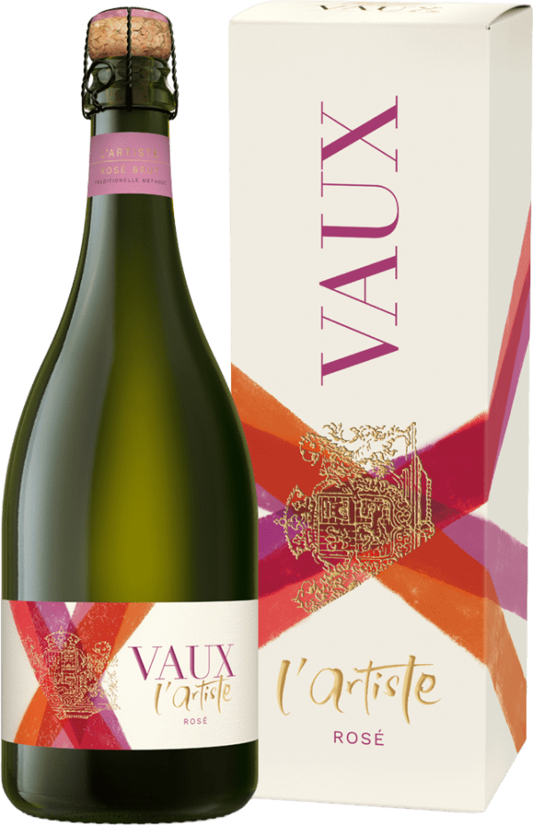 2020 Schloss Vaux »l'Artiste« Sekt Rosé Brut in Geschenkverpackung