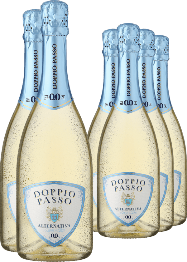 Doppio Passo »Alternativa« Sparkling Alkoholfrei im 6er-Vorratspaket