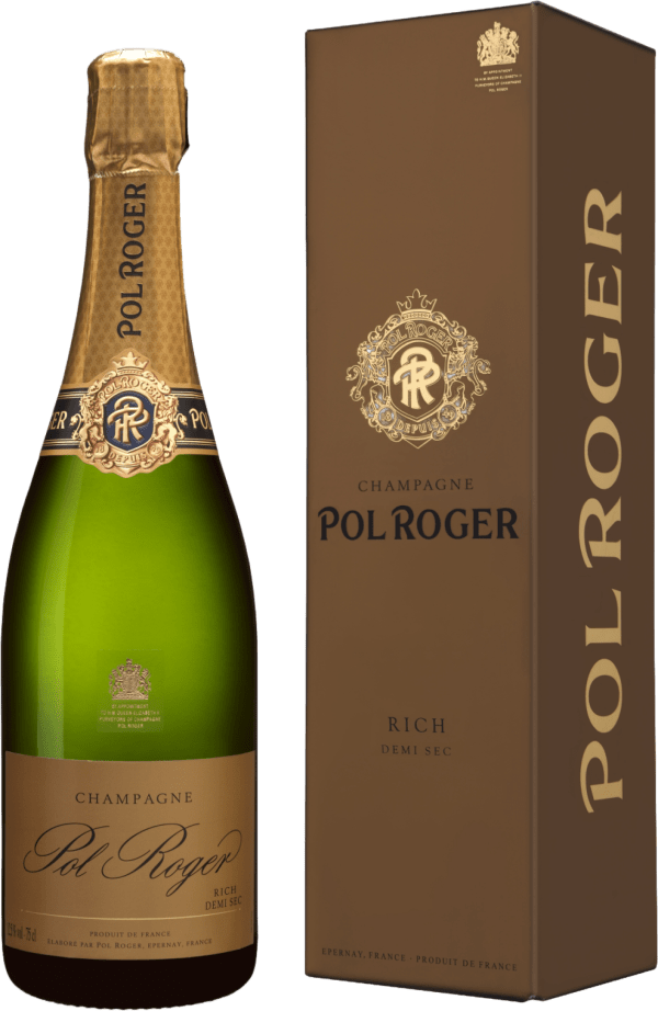 Pol Roger Champagner Demi Sec »Rich« in Geschenkverpackung