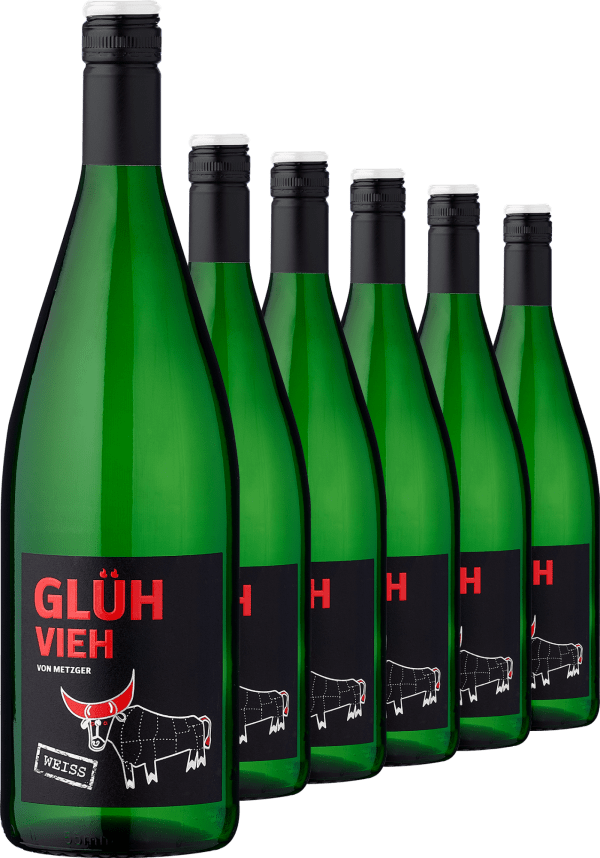 Metzger »Glühvieh« weiß im 6er-Vorratspaket