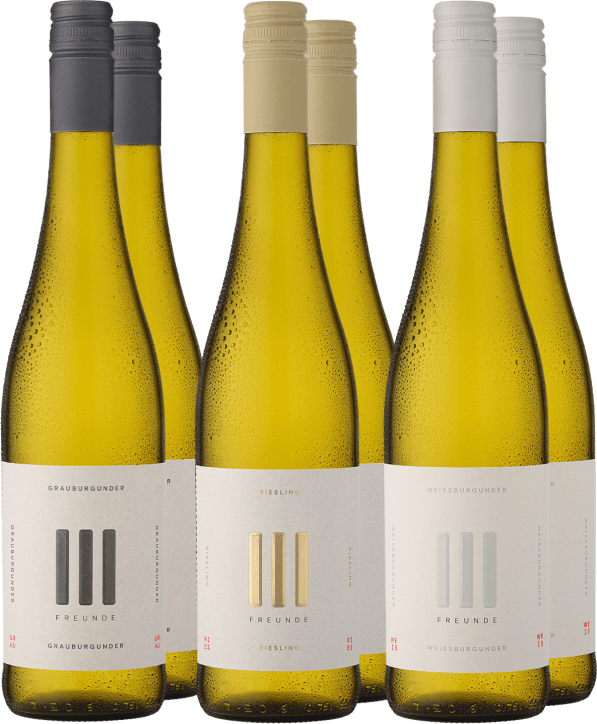 6er-Probierpaket »III FREUNDE in Weiß«