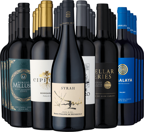 24er-Weinkellerpaket »Beste Rotweine für jeden Tag«