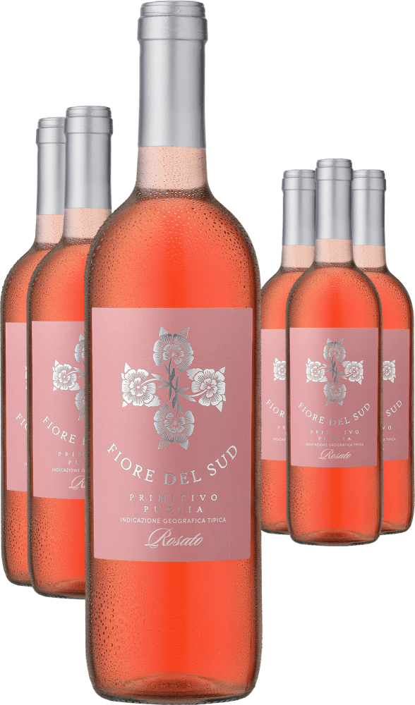 3+3-PAKET Fiore del Sud Primitivo Rosato 2024