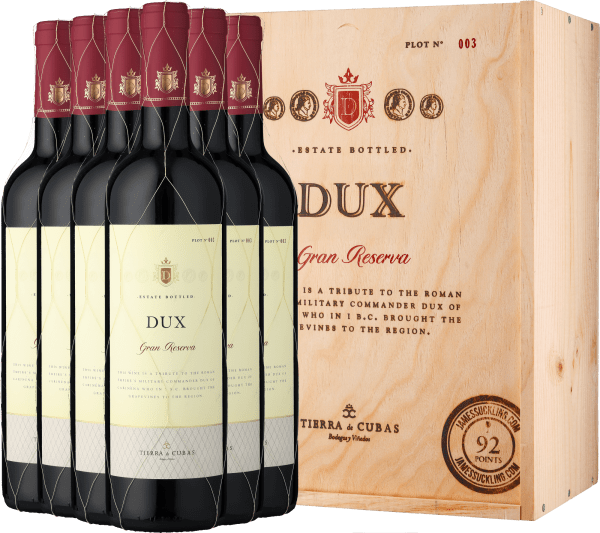 6 Flaschen 2015 Dux Gran Reserva - in der Holzkiste