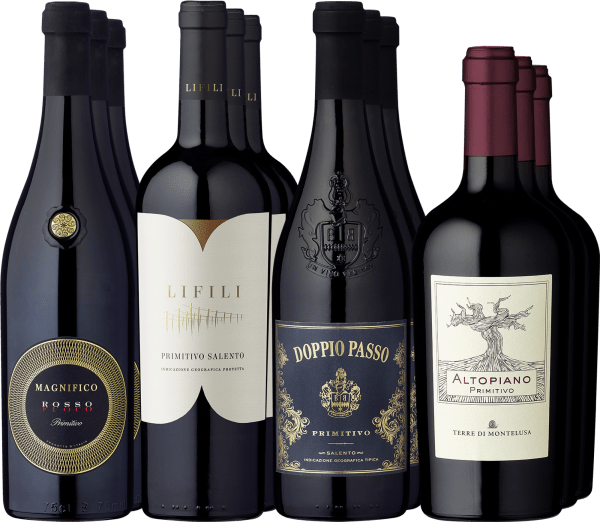 12er-Probierpaket »Hochprämierte Primitivo-Klassiker«