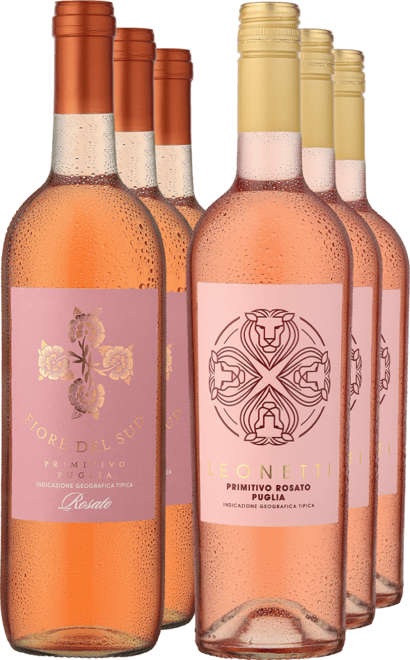 6er-Paket »Gemischtes Doppel: Primitivo Rosati«