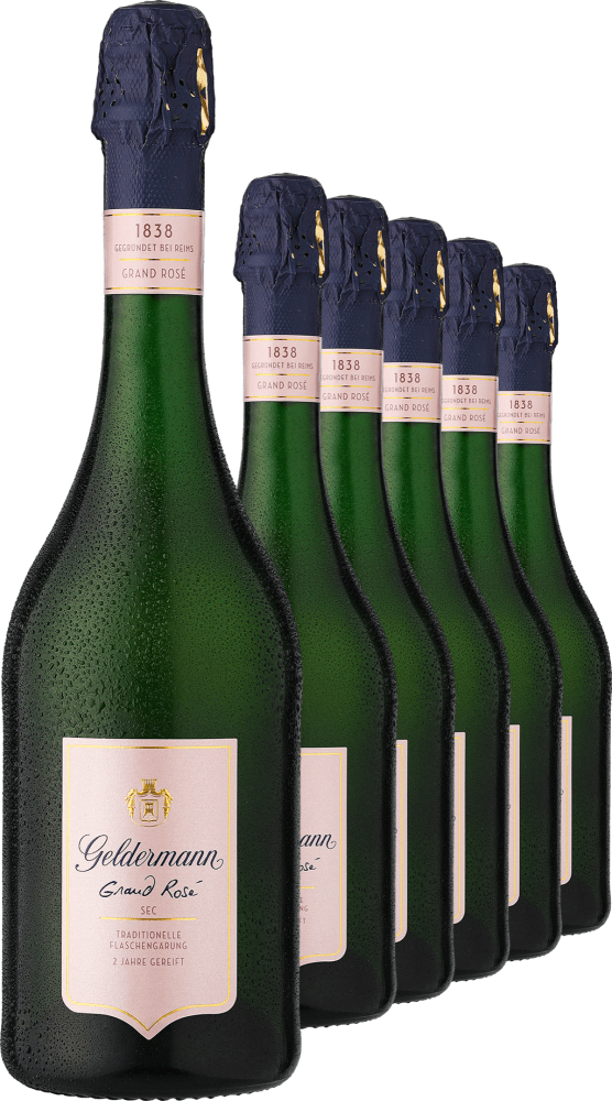 Geldermann Grand Rosé im 6er-Vorratspaket
