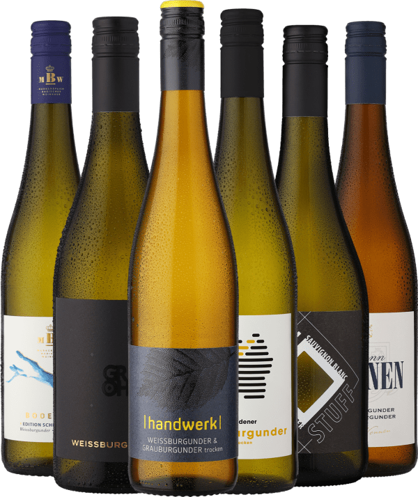 6er-Probierpaket Grau- und Weißburgunder