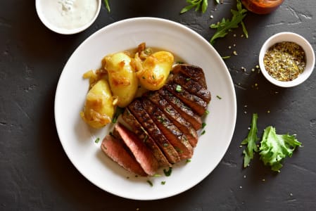 Rindersteak mit Ofenkartoffeln
