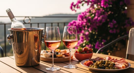Alkoholfreier Rosé zum Grillen, zu Salaten und Sommeranlässen