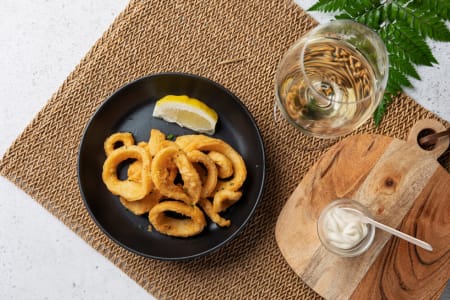 Gebratene Calamari